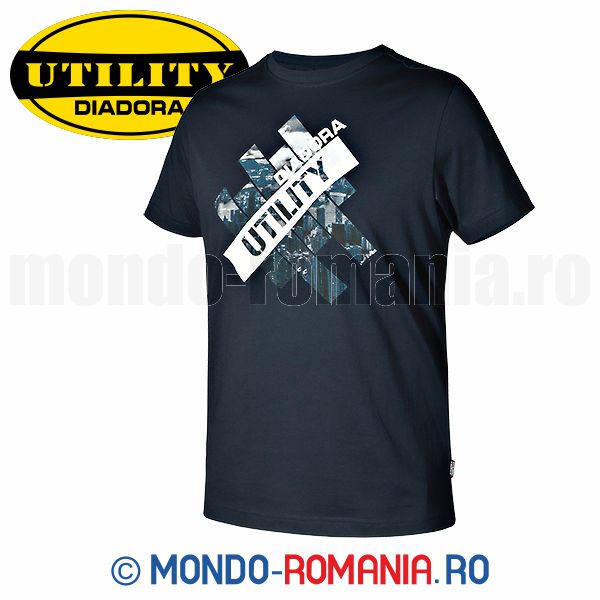 Tricou Diadora din bumbac  organic-  DIADORA GRAPHIC ORGANIC Blue